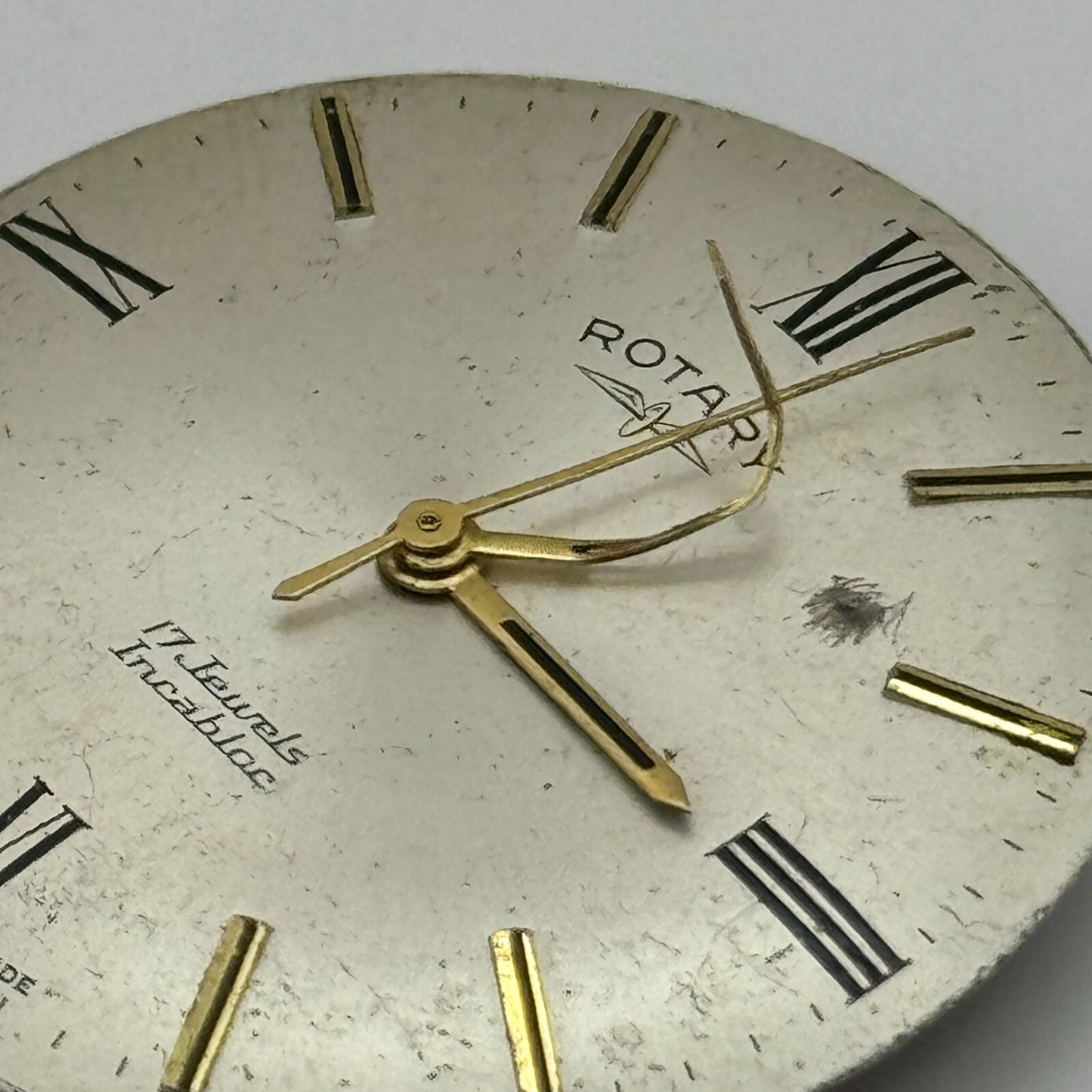 25.9mm Rotary AS 1900 / 01 Manual Wind Watch Movement Vintage Swiss PARTS SPARES