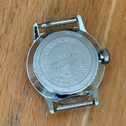 25mm Vintage Timex Philippines Date Dial Manual Wind Watch PARTS / REPAIR