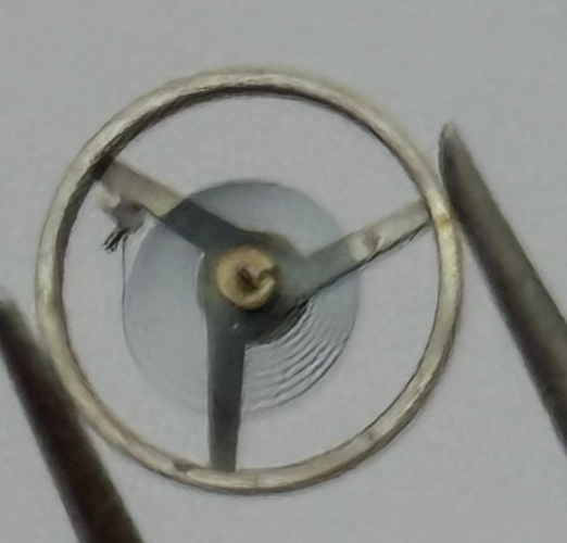 AS 1677 Balance Wheel Complete And Spring 1414 M Watch Movement Parts NOS