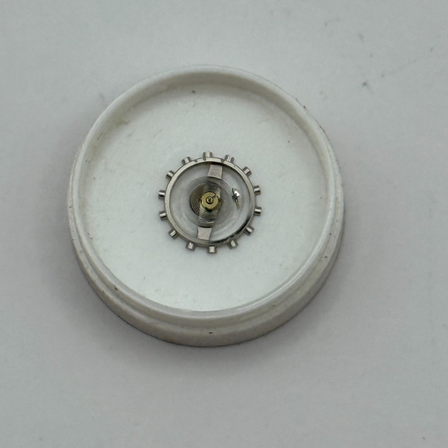 Brac 2061 Balance Wheel Complete And Spring 7 ¾’’’ Watch Movement Parts NOS