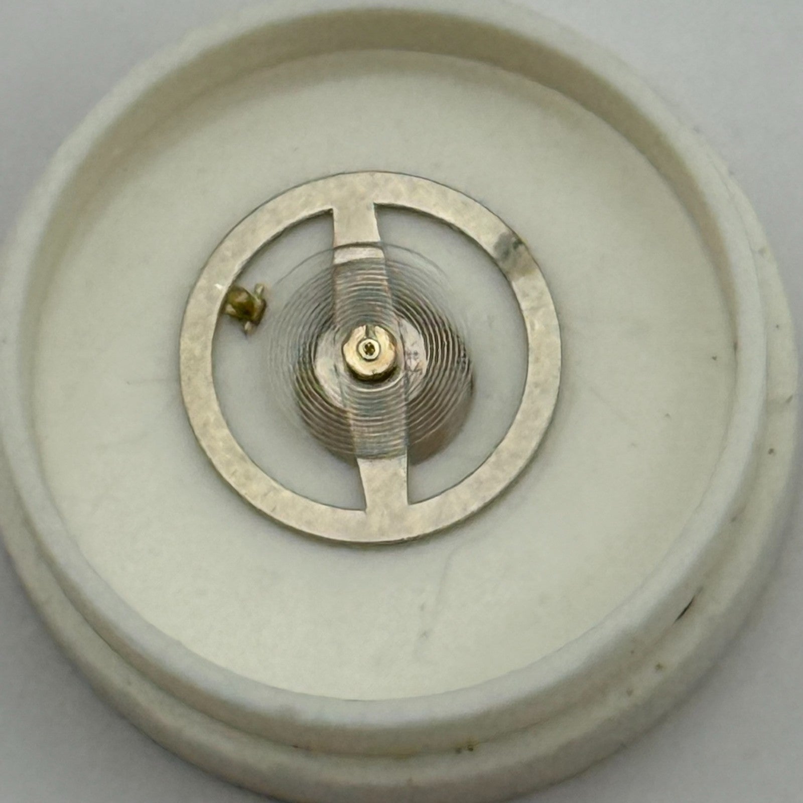 Cattin C66 Balance Wheel Complete And Spring  1551 M Watch Movement Parts NOS