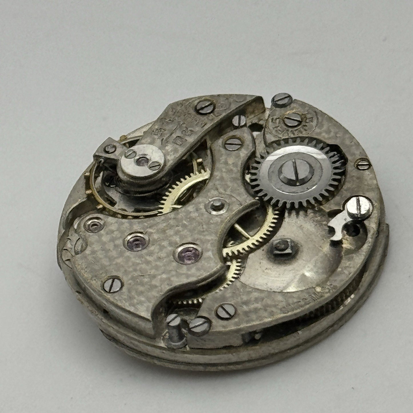 25.7mm Early ROLEX Rebberg Depose 15 Jewels Antique Watch Movement PARTS SPARES