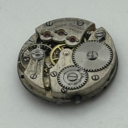 20.1mm Ladies Possibly Movado Art Deco Manual Wind Swiss Watch Movement PARTS