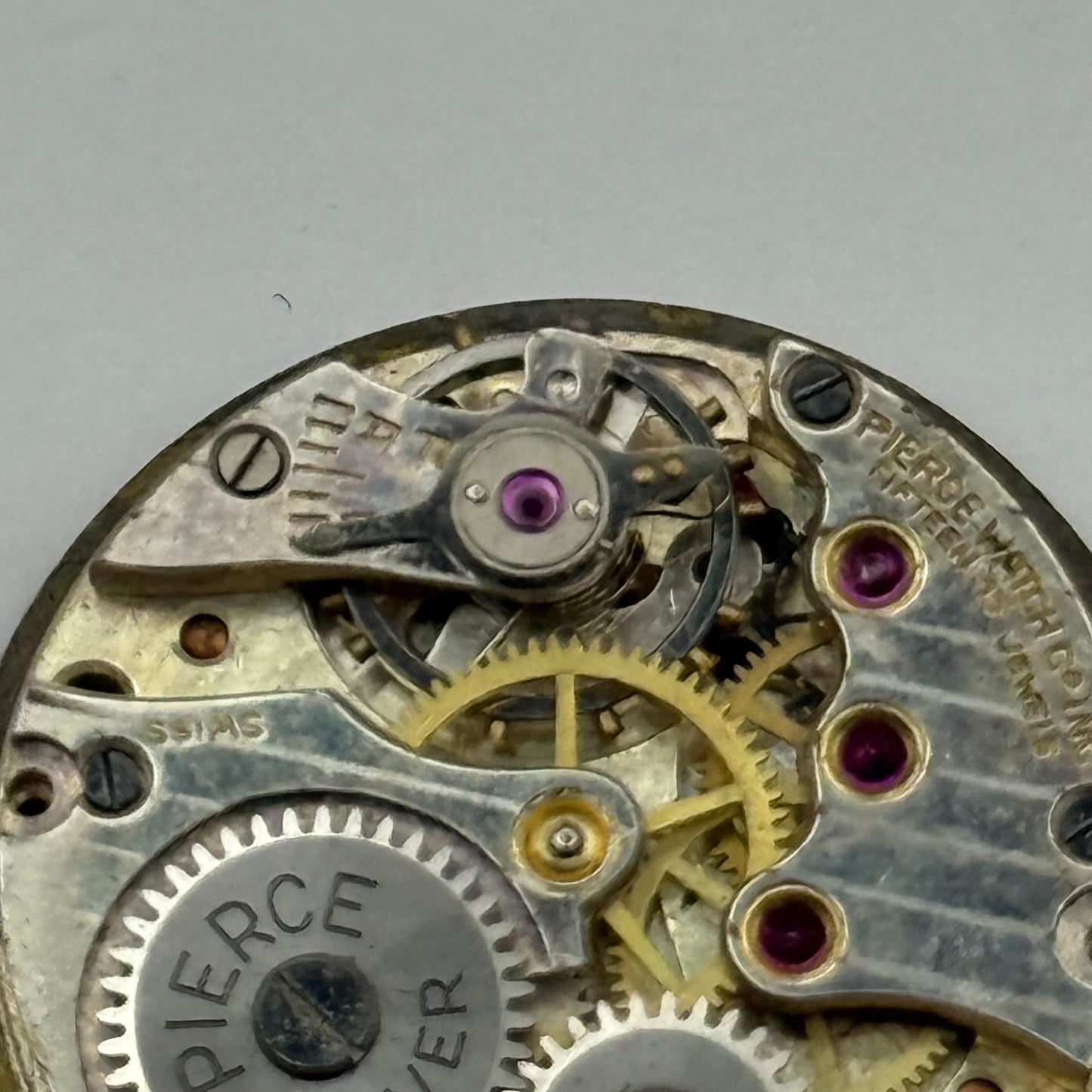Majex Pierce 103 Watch Movement Running Manual Wind Vintage Parts Repair 23.6mm