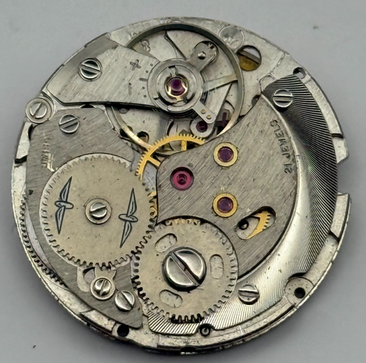AS 2061 Watch Movement Manual Wind Vintage Swiss 21 Jewels Parts Repair 25.5mm