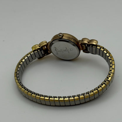 21mm Working Ladies Two Tone Philip Mercier S565S Quartz Watch Expandable Strap