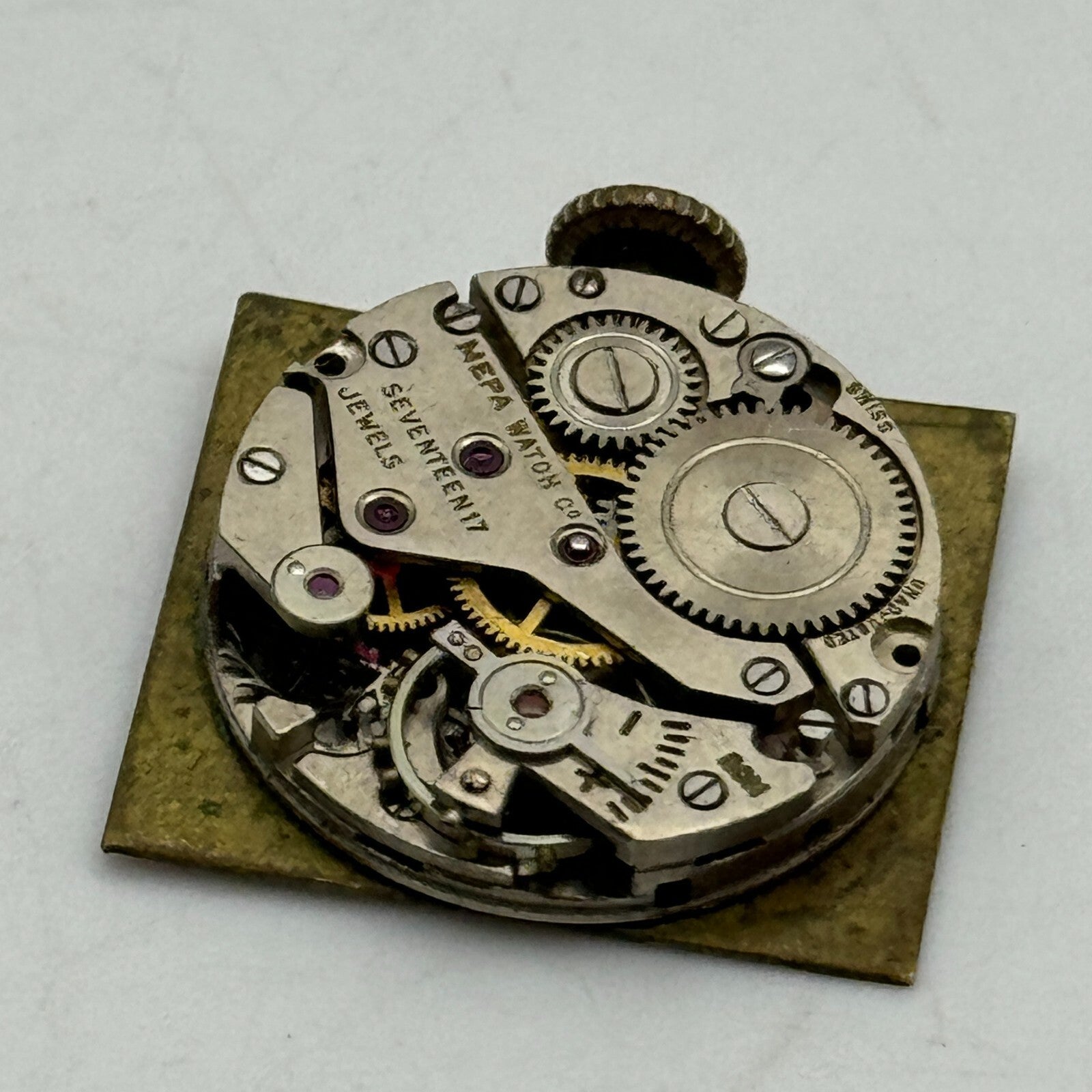19.7mm Chalet AS 970 A Schild Manual Wind Watch Movement Swiss Vintage PARTS