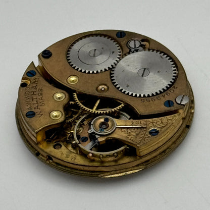 0s Men's Waltham Grade No. 160 Model 1900 American Watch Movement PARTS SPARES