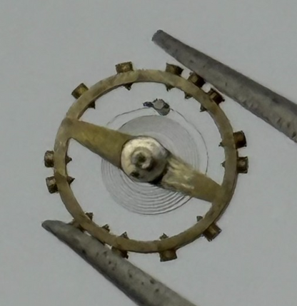 AS 976 1012 Balance Wheel Complete And Spring  29 M Watch Movement Parts NOS