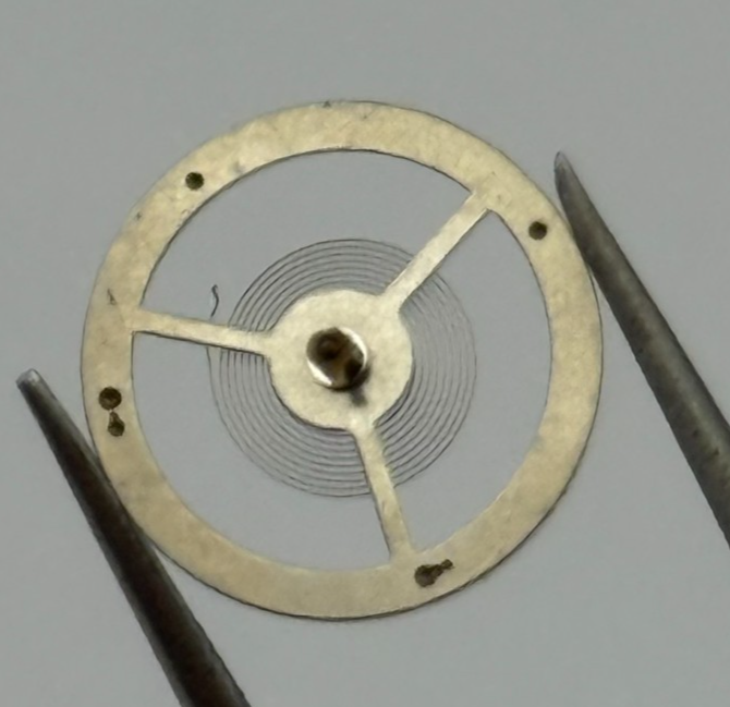 EB 8800 Balance Wheel Complete And Spring 12’’’ 1309 Watch Movement Parts NOS