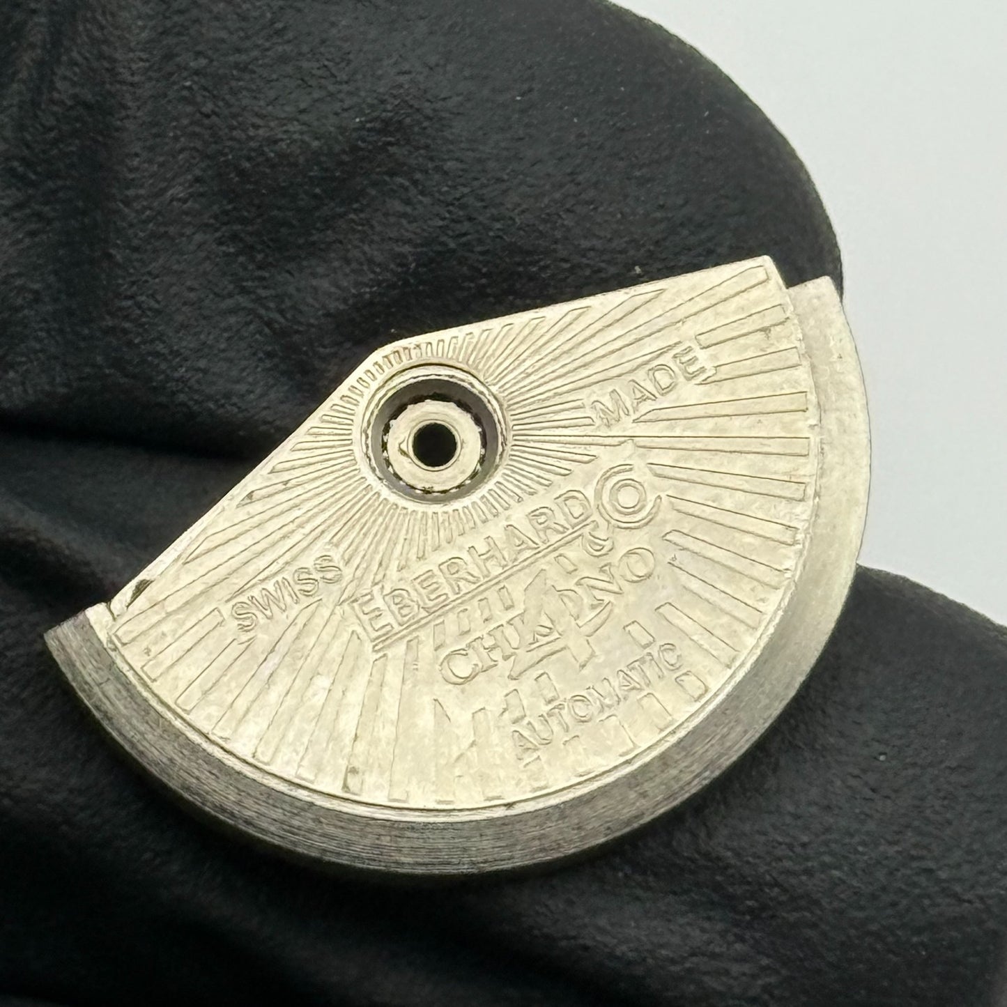 Eberhard Chrono 4 Automatic Rotor Vintage Parts Repair 25.5mm