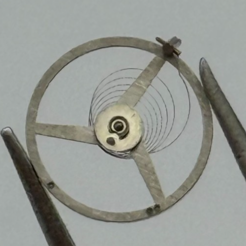 FEF 6660 Balance Wheel Complete And Spring  1711 M Watch Movement Parts