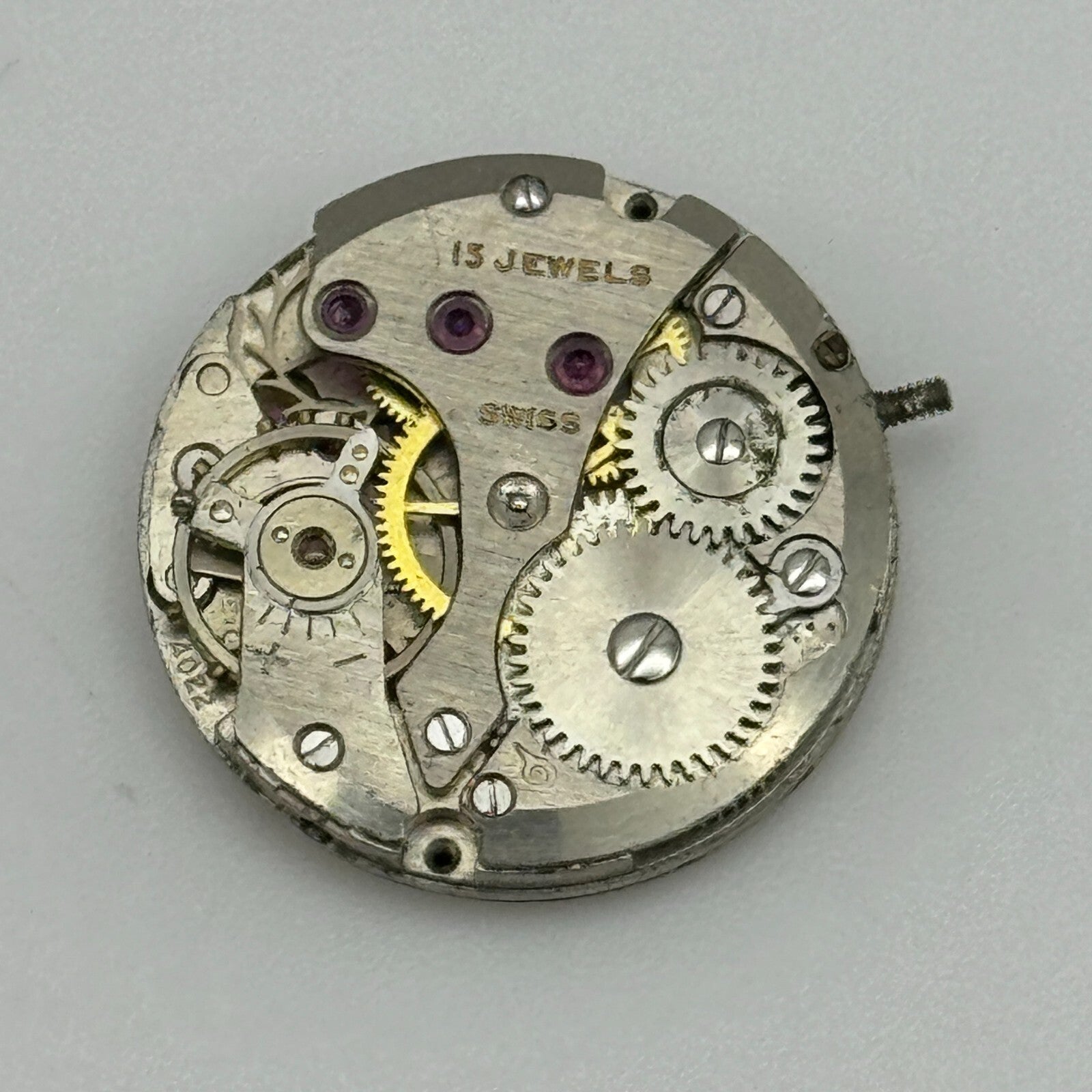 17.4mm Prefect Felsa F 4022 Manual Wind Watch Movement Swiss Vintage PARTS SPARE