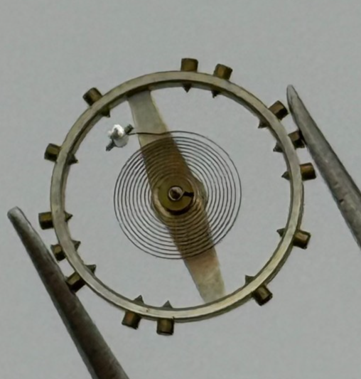 AS 984 Balance Wheel Complete And Spring 10 1/2’’’ 30 M Watch Movement Parts NOS