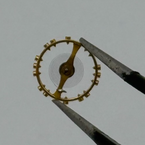 Felsa 4062 Balance Wheel Complete And Spring 1484 M Watch Movement Parts NOS