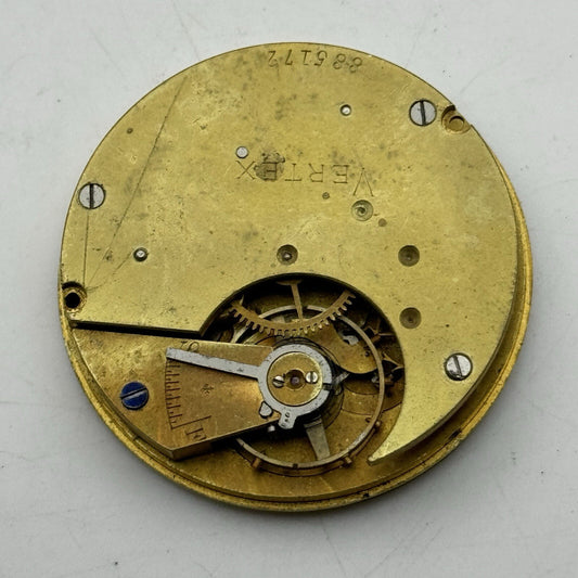 43mm Manual Wind Interesting Vertex Pocket Watch Movement Dial FOR PARTS