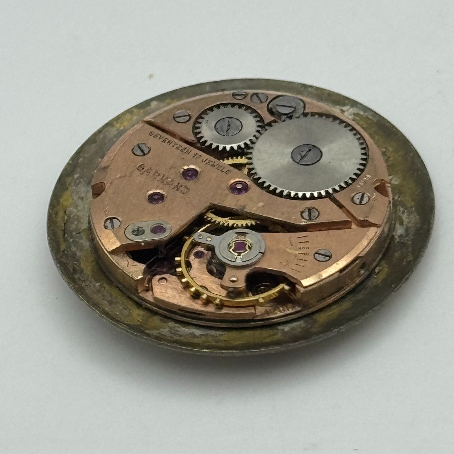 23.6mm Garrard ETA 1280 Balance Ok Watch Movement Swiss Vintage PARTS SPARES