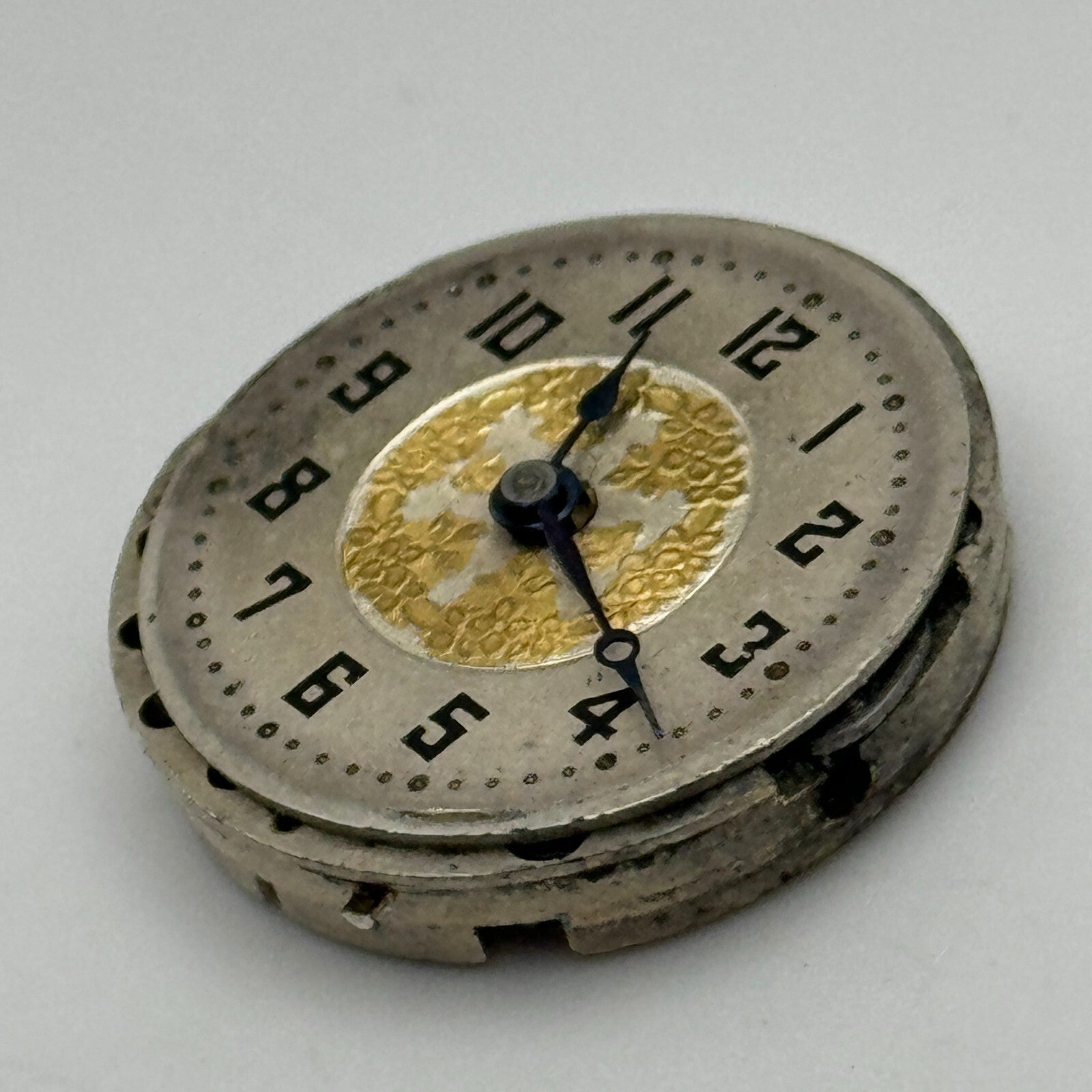 23.6mm AS A Schild 15 Jewels Nice Dial Manual Wind Swiss Watch Movement PARTS