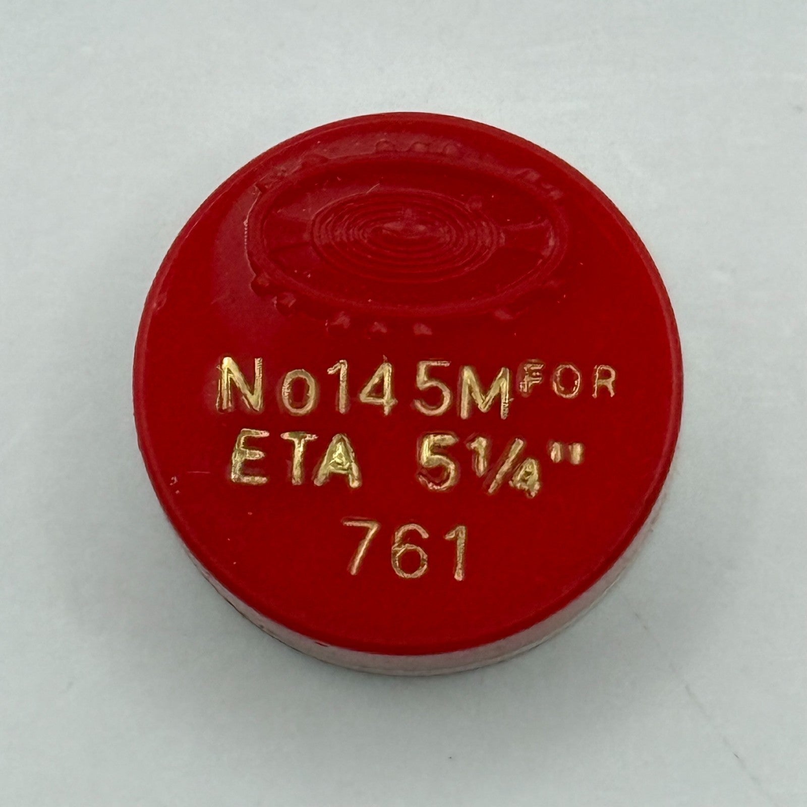 ETA 761 Balance Wheel Complete And Spring 5¼’’’ 145 M Watch Movement Parts NOS