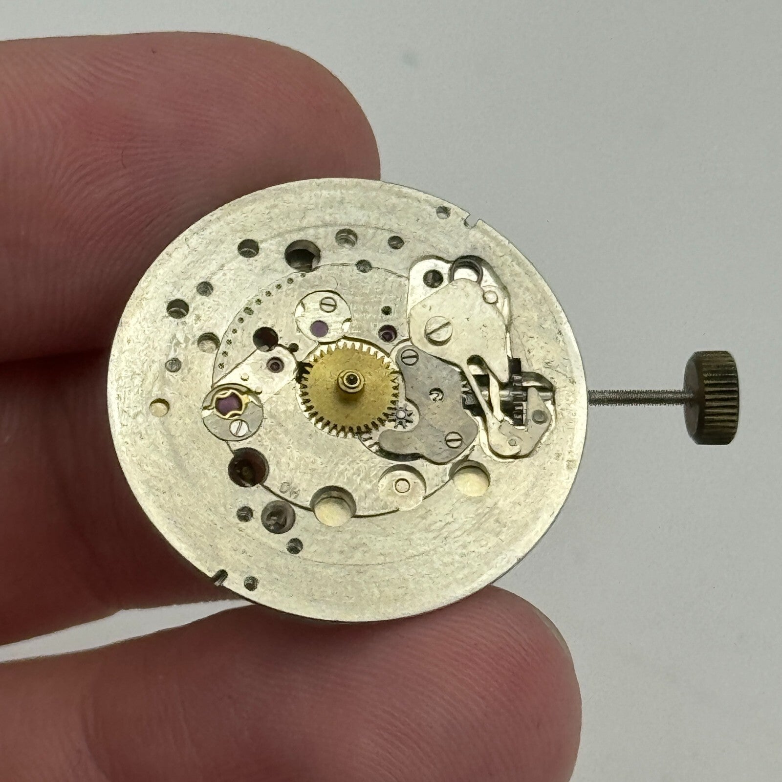 26mm Silvana Cal 240 17 Jewels Vintage Manual Wind Swiss Watch Movement PARTS