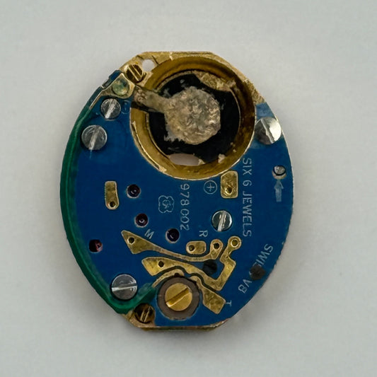 ETA 978.002 Quartz Watch Movement Incomplete Swiss Ladies Vintage Parts Repair