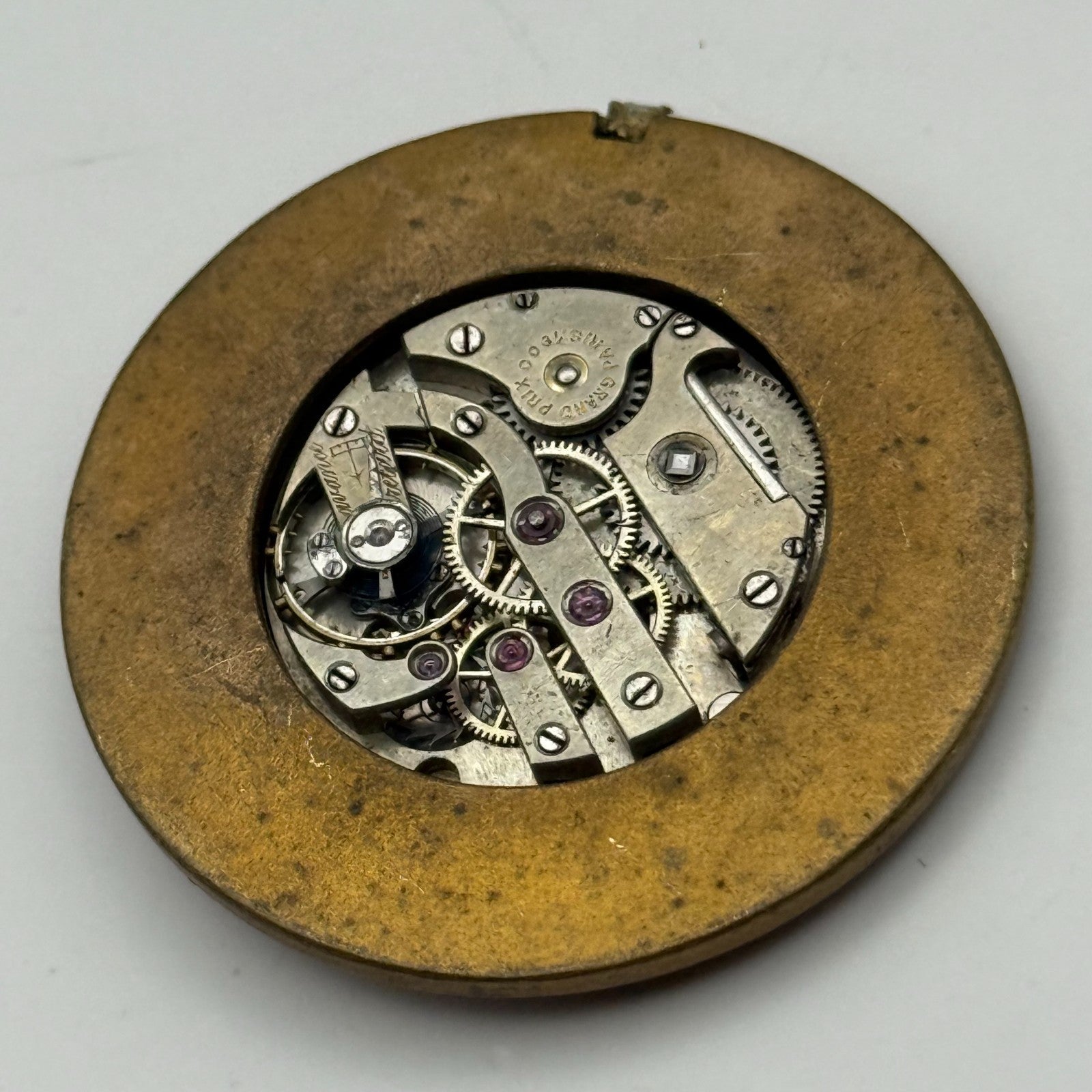 Paris Grand Prix 1900 Watch Movement Manual Wind Vintage Parts Repair 36.9mm