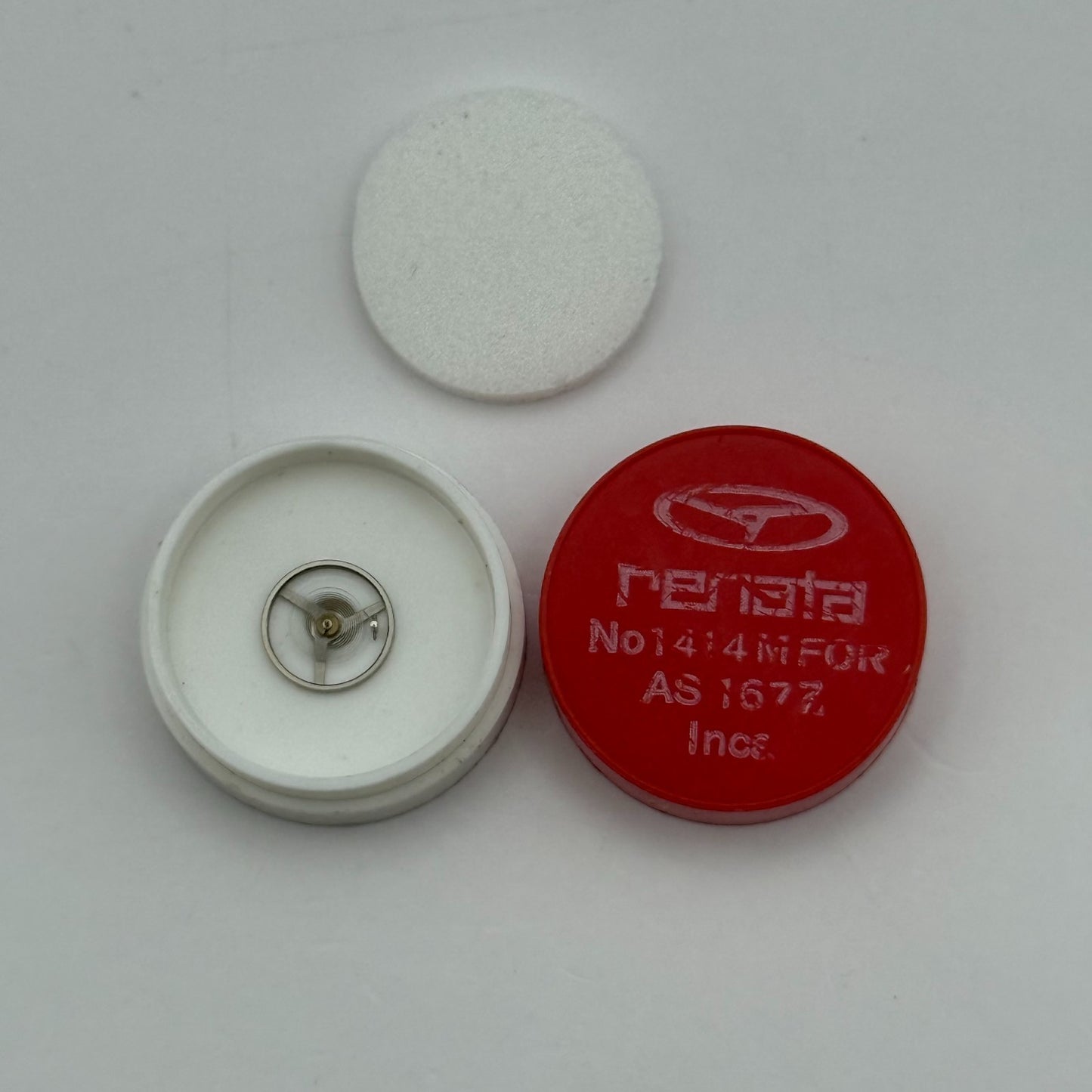 AS 1677 Balance Wheel Complete And Spring Inca 1414 M Watch Movement Parts NOS