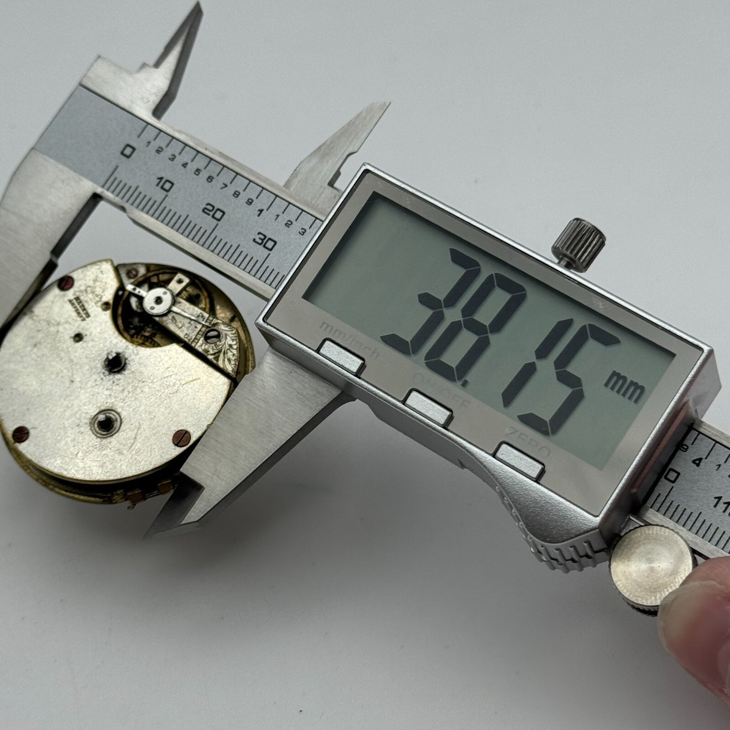 40.7mm Antique Lambert Geneve Balance Intact Key Wound Pocket Watch Movement