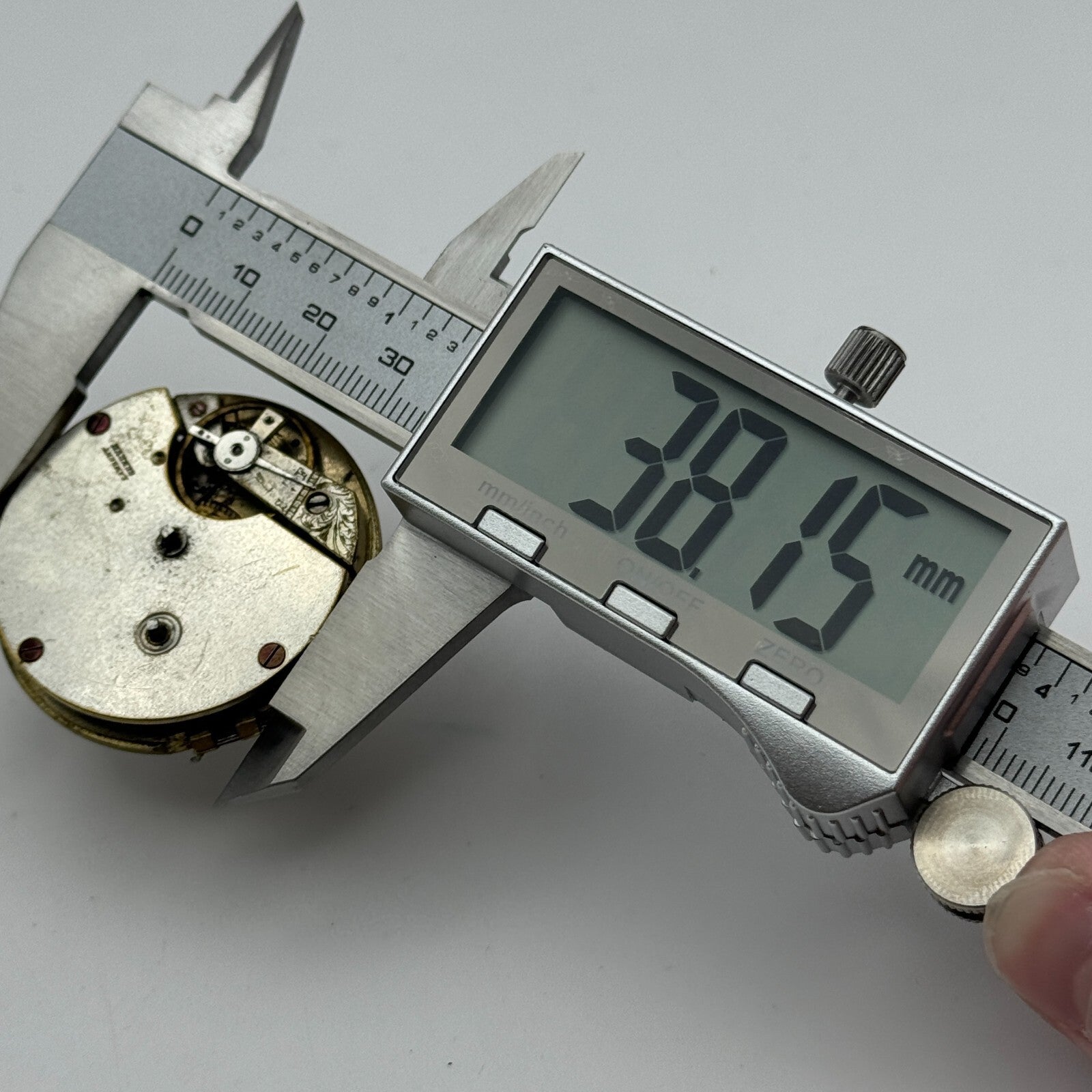 40.7mm Antique Lambert Geneve Balance Intact Key Wound Pocket Watch Movement