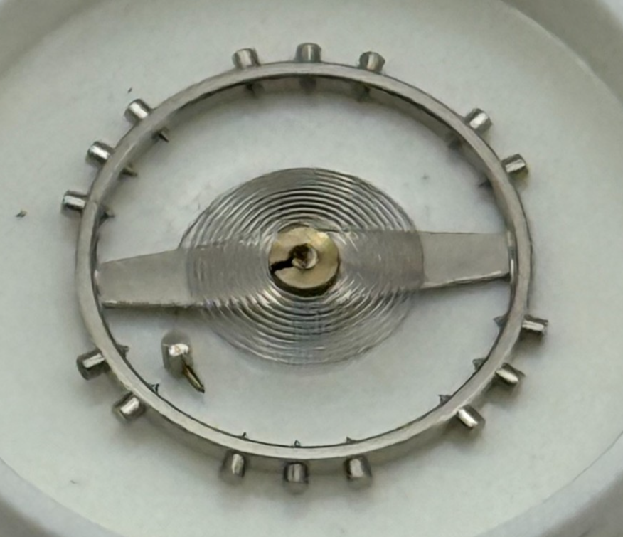 ETA 2390 2401 Balance Wheel Complete And Spring 616 M Watch Movement Parts