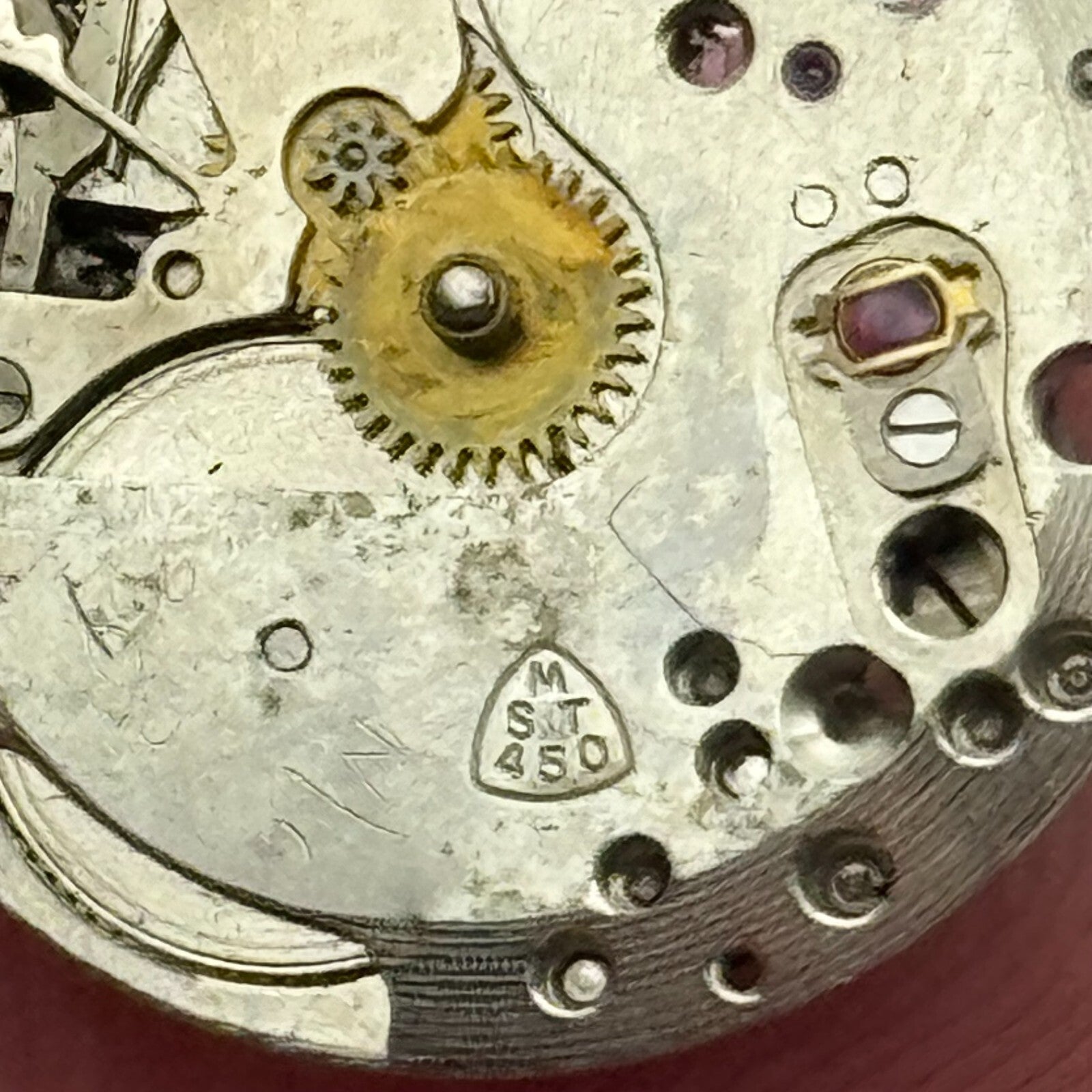 22.2mm Roamer MST 450 Manual Wind 15 Jewels Watch Movement Swiss Made PARTS