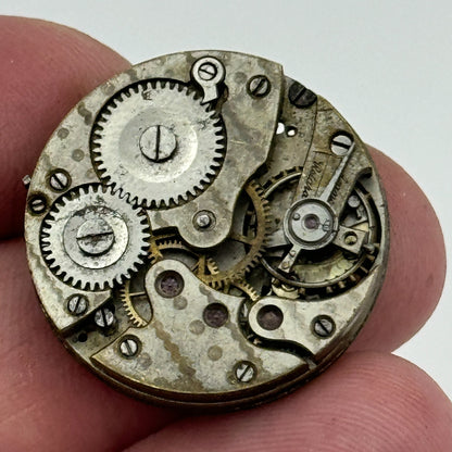 24.8mm Interesting Unidentified 607 Manual Wind Swiss Watch Movement PARTS SPARE