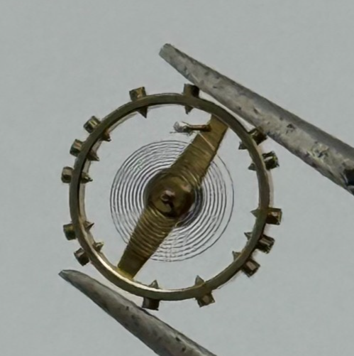 AS 1001 Balance Complete 7¾''' Renata 610 M Watch Movement Parts Vintage NOS