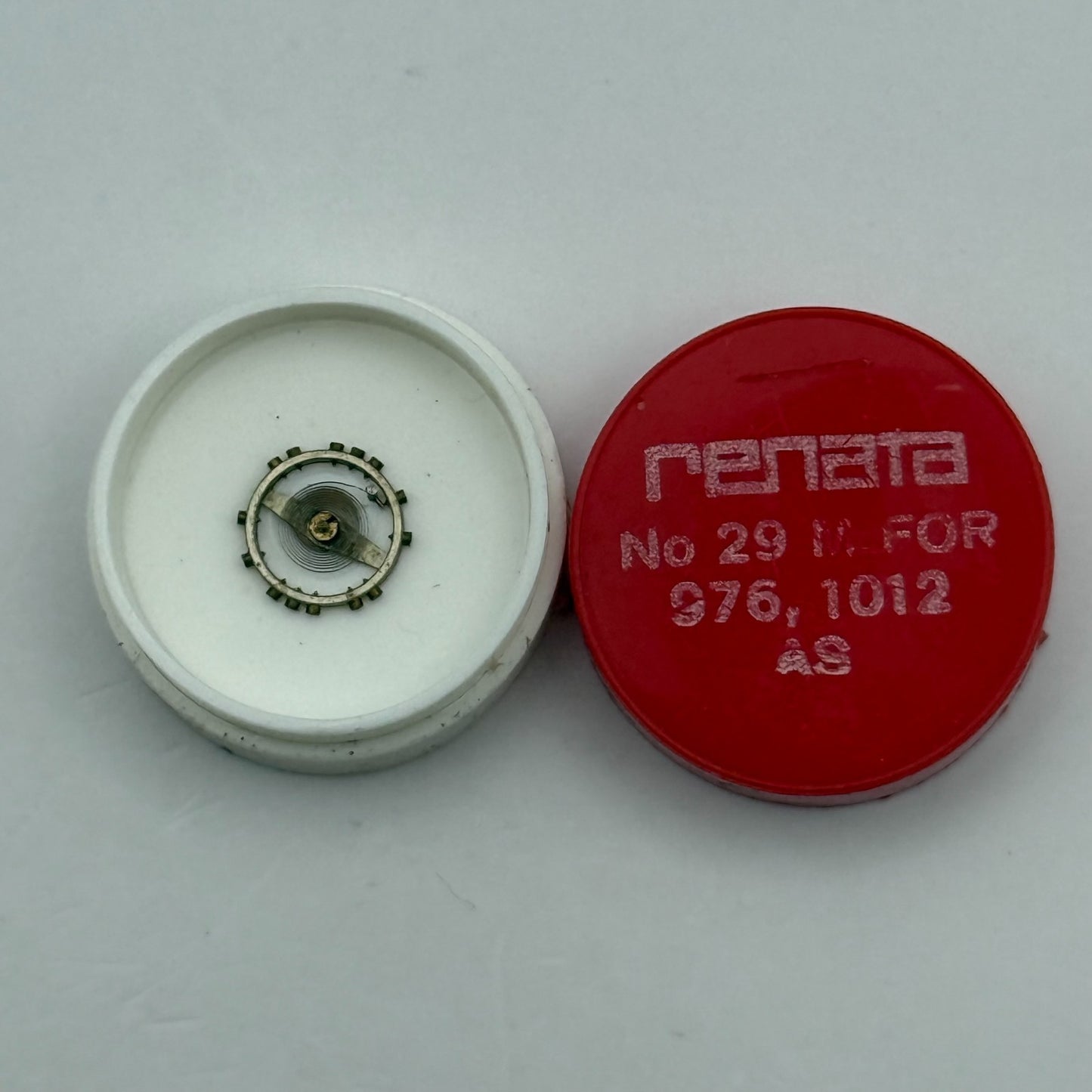 AS 976 1012 Balance Wheel Complete And Spring  29 M Watch Movement Parts NOS