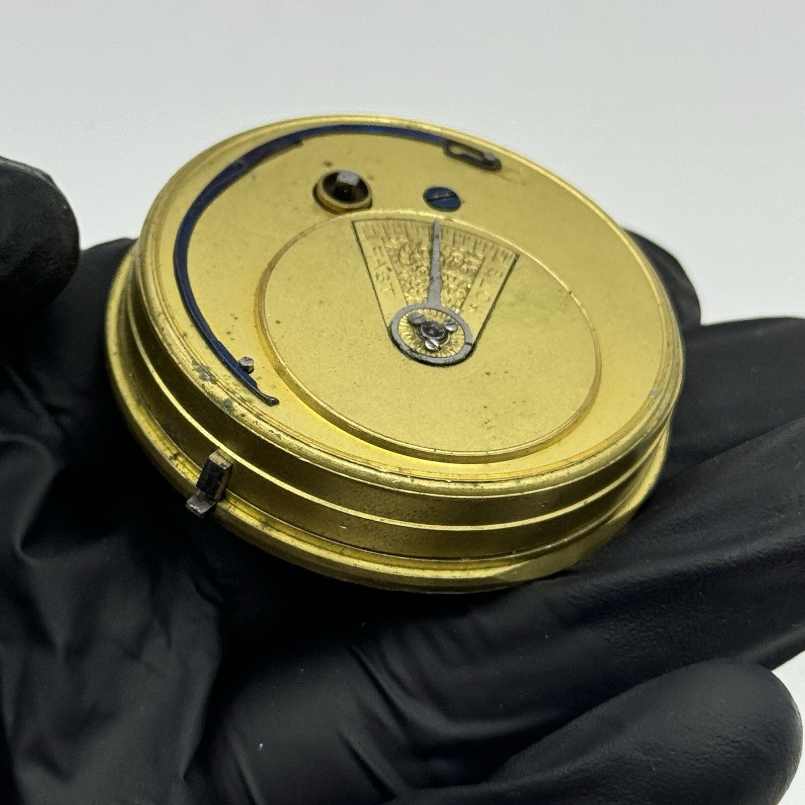 51.9mm Antique Oversized Fusee D Steadman London Pocket Watch Movement To Repair