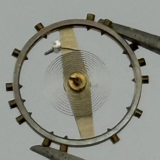 FHF 183 Balance Complete 10 1/2''' Renata 723 Watch Movement Parts Vintage NOS