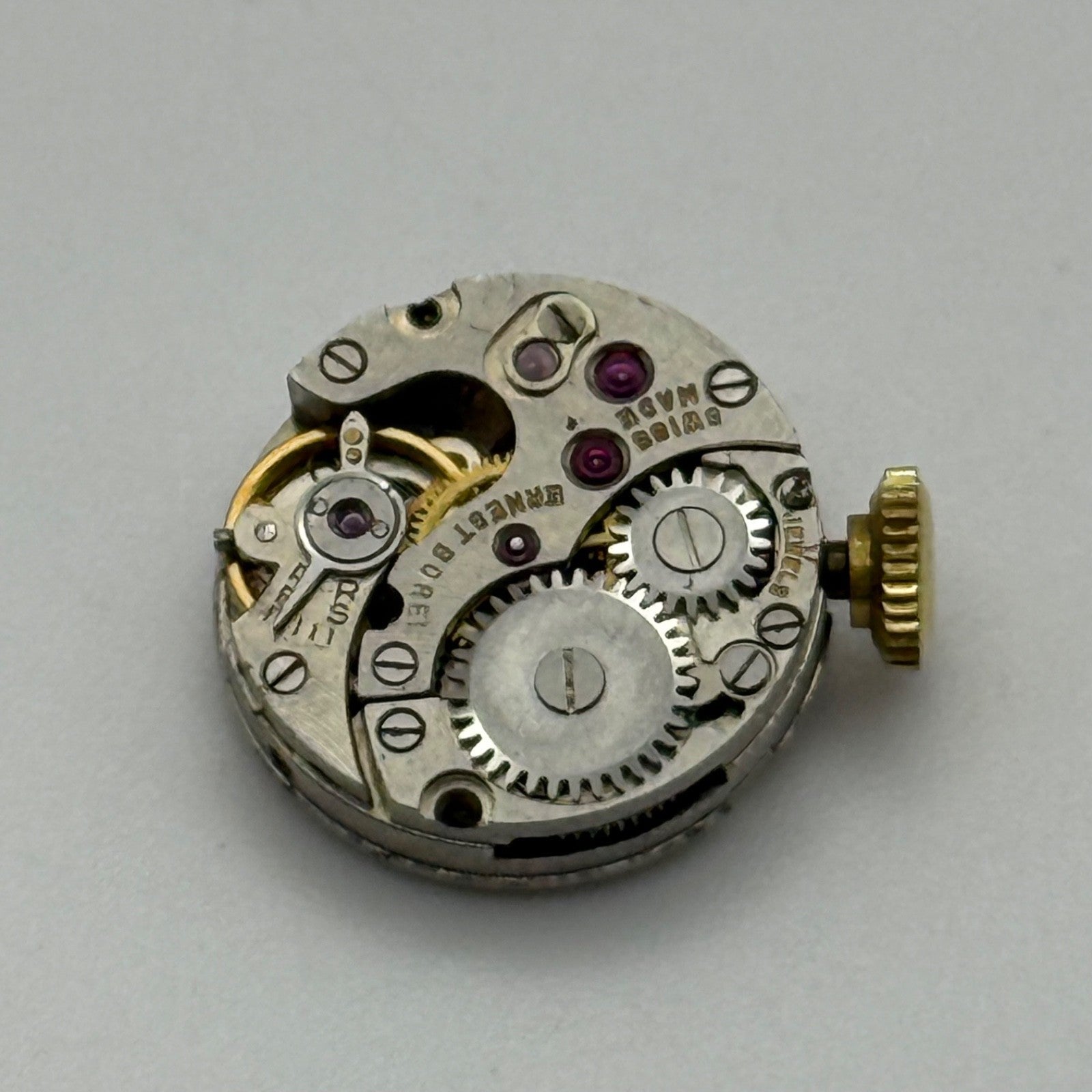 Felsa F 22 Watch Movement Ernest Borel Manual Wind Vintage Swiss Parts 13.7mm