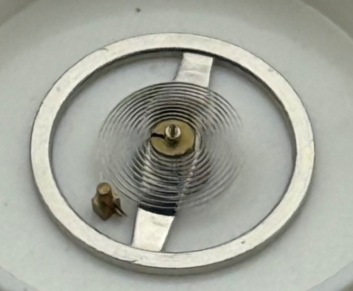 BRAC 300, 301 Balance Wheel Complete And Spring a dgt. 1604 Watch Movement Parts