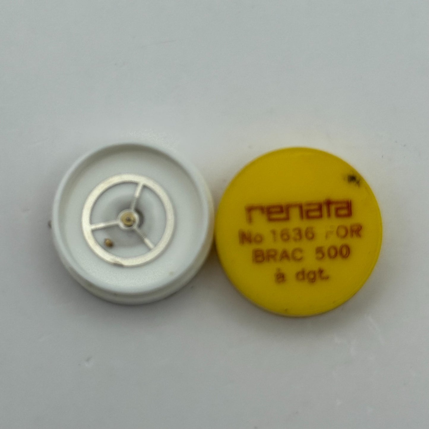 Brac 500 Balance Wheel Complete And Spring a dgt 1636 Watch Movement Parts NOS