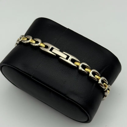 20mm Working Ladies Pulsar V401-X209 Two Tone Quartz Japan Watch 6.5 Inches