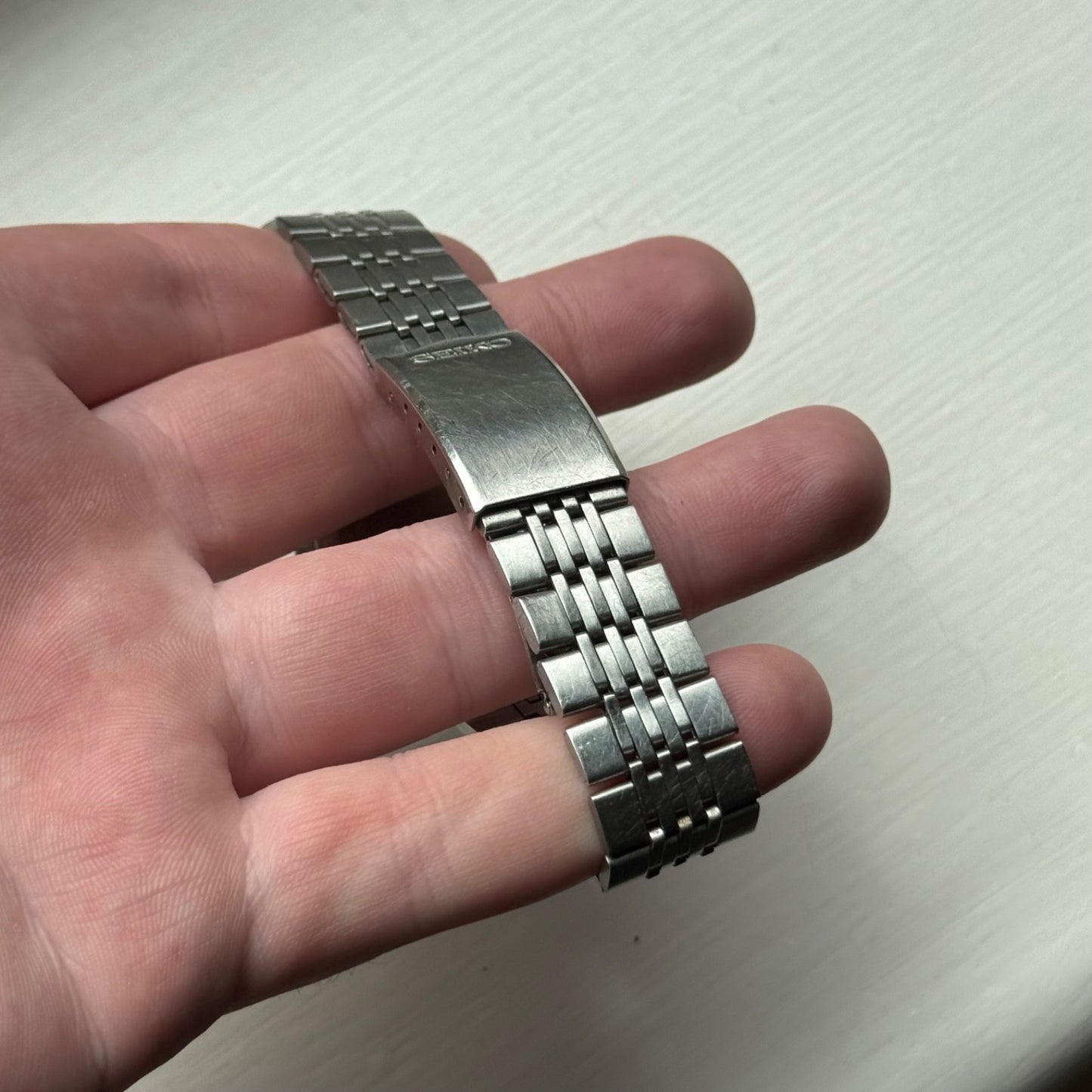 Men's Vintage Seiko 5 Watch Automatic Day Date 7009-3050 Bracelet 36mm To Repair