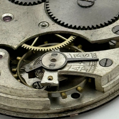 43mm Hunter 15 Jewels Swiss Balance Ok Pocket Watch Movement PARTS REPAIR