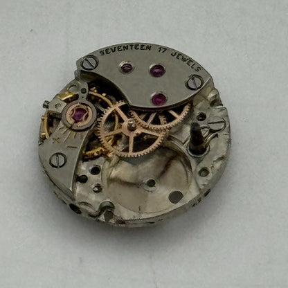 13.5mm Ladies Piaget 6N Backwind 17 Jewels Vintage Watch Movement PARTS SPARES