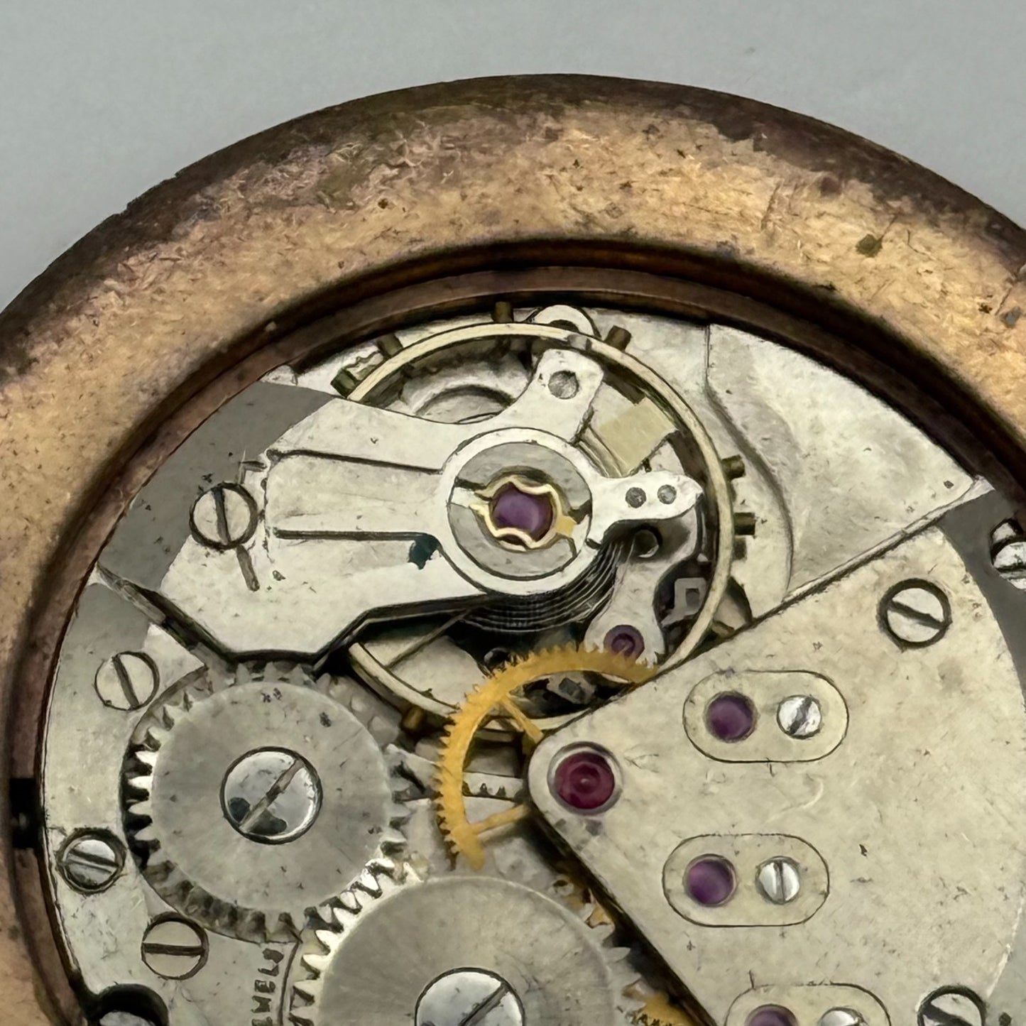 ETA 2390 Watch Movement Janus Manual Wind Vintage Swiss Parts Repair 32.6mm