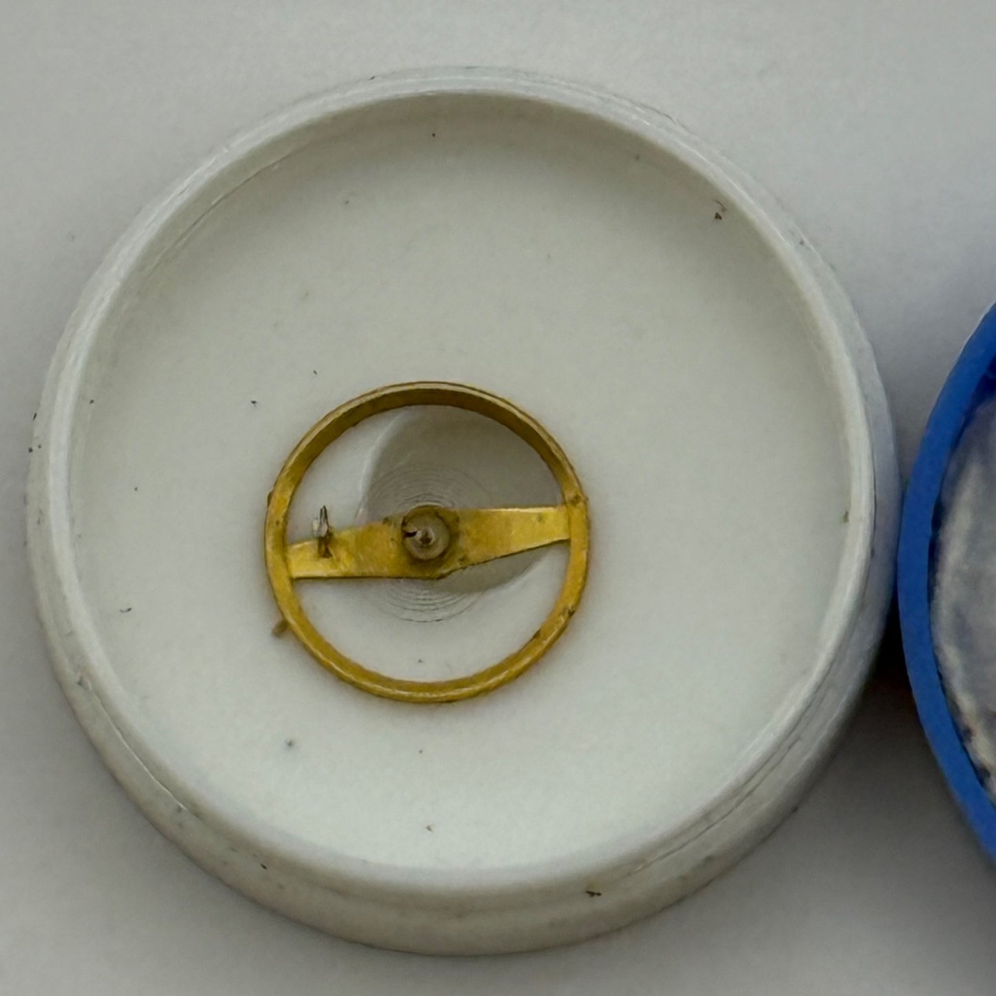 GSW 60 Balance Wheel Complete And Spring 5 1/2''' 1068 M Watch Movement Parts 