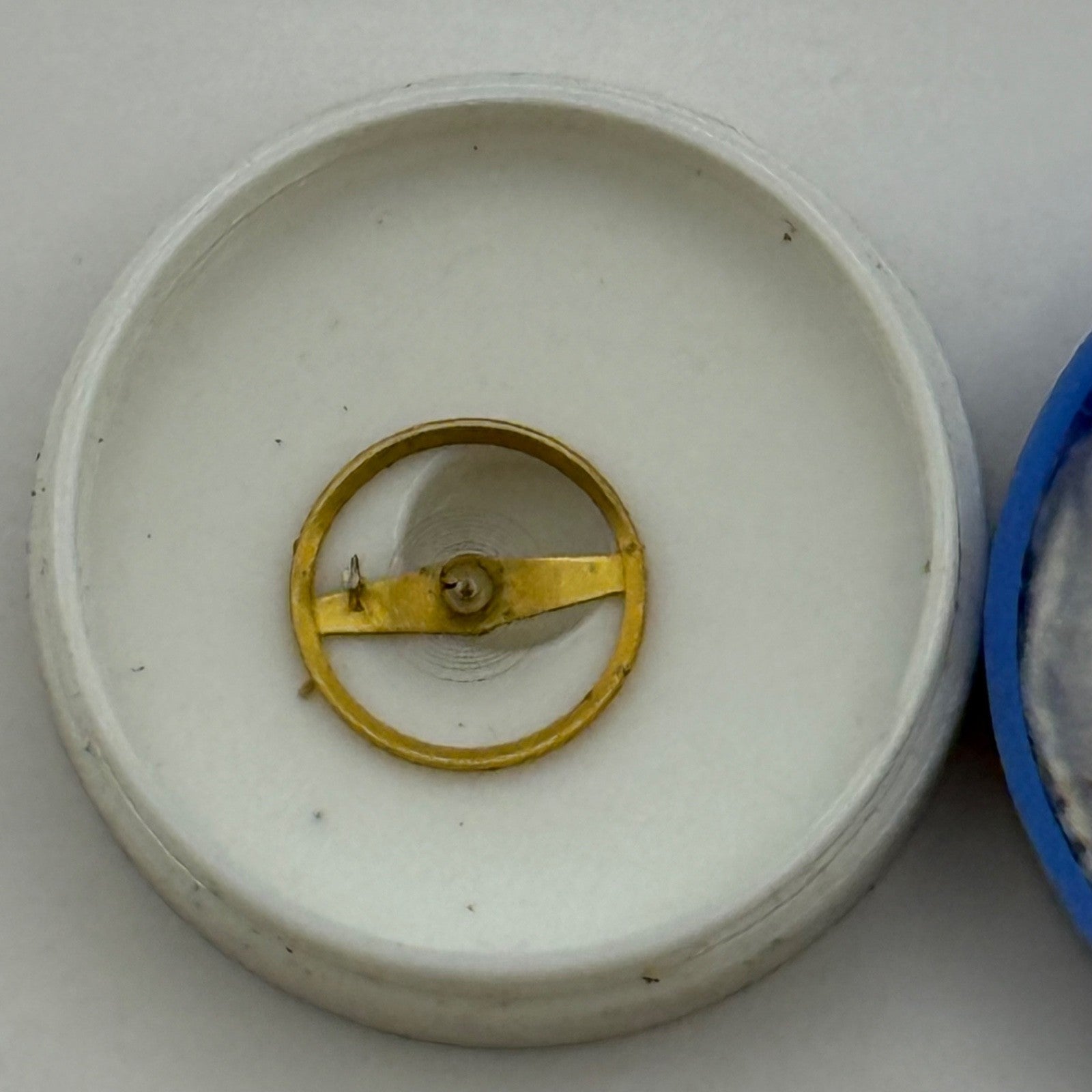 GSW 60 Balance Wheel Complete And Spring 5 1/2''' 1068 M Watch Movement Parts 