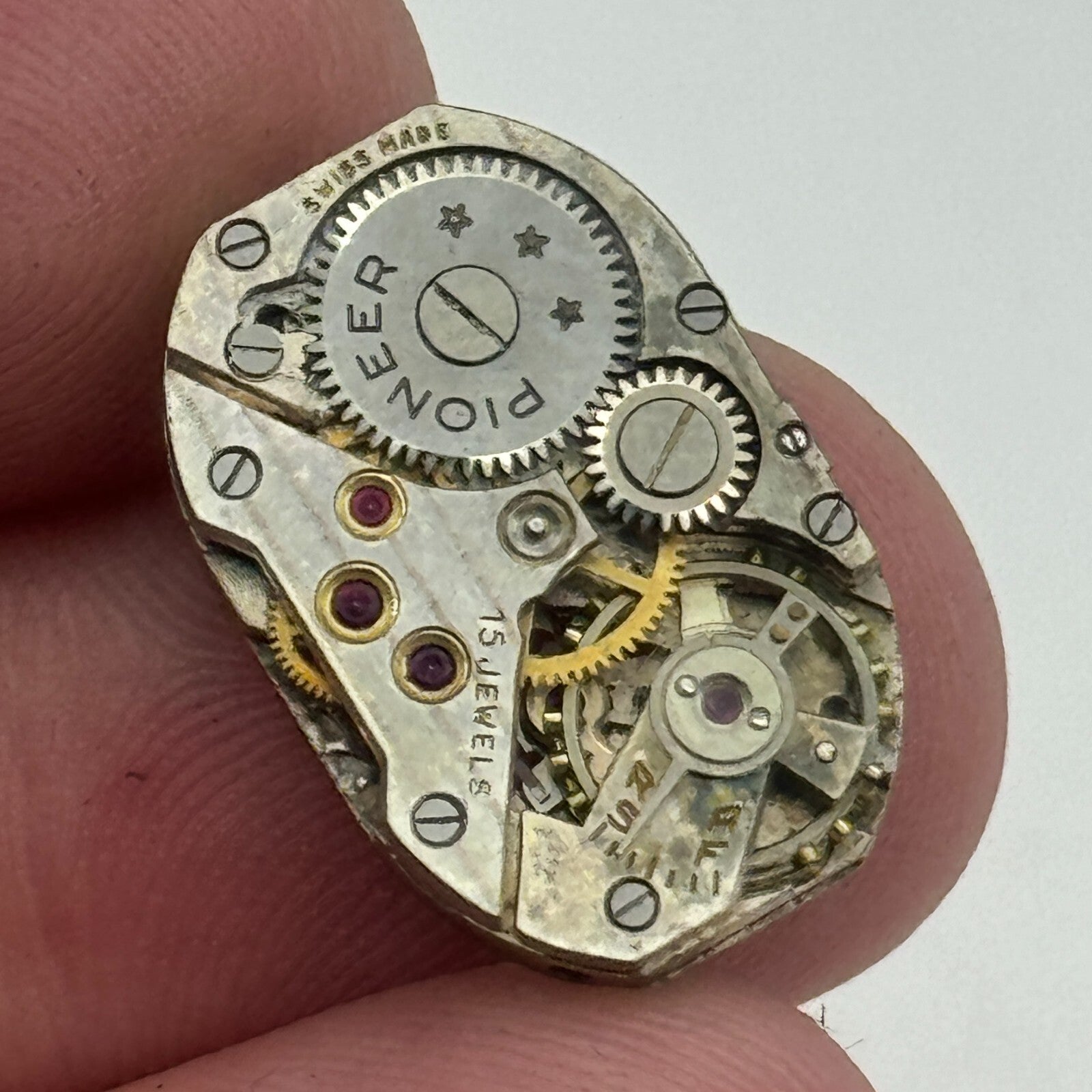 12.9mm Pioneer AS 1051 A Schild Balance Ok Swiss Watch Movement PARTS SPARES