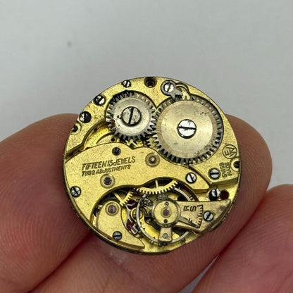 23.2mm Vintage AS 341 A Schild Partial Manual Wind Watch Movement PARTS REPAIR