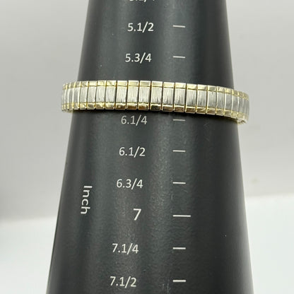 20mm Working Ladies Limit Special Mum Two Tone Quartz Watch Expandable Strap