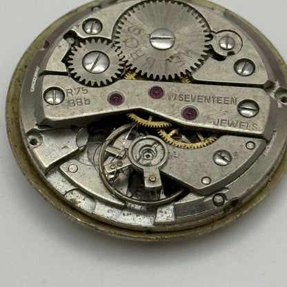 Lorsa P75A Watch Movement Helbros Manual Wind Vintage Parts Repair 25.9mm